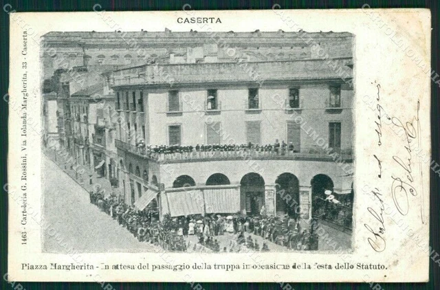 Caserta città Militari cartolina QZ3390