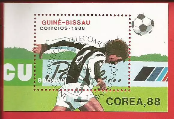 Olympische Sommerspiele Seoul Fußball Block 271 Guinea-Bissau
