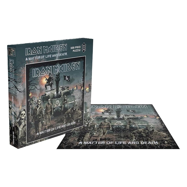 Puzzle 500 Pièces Iron Maiden RockSaws - Neuf, édition 2019, Idéal Pour Les Fans De Metal