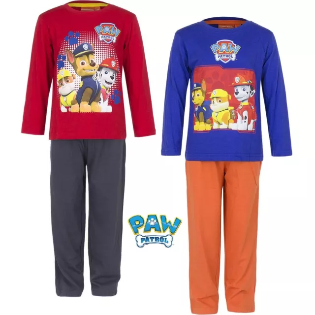 Paw Patrol Pigiama Bambino PRODOTTO UFFICIALE cotone 100%  3,4,5,6 anni