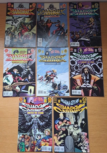 DC Comics Shadow Cabinet 1994 Issues 2 3 4 5 6 7 8 9 Bundle Job Lot