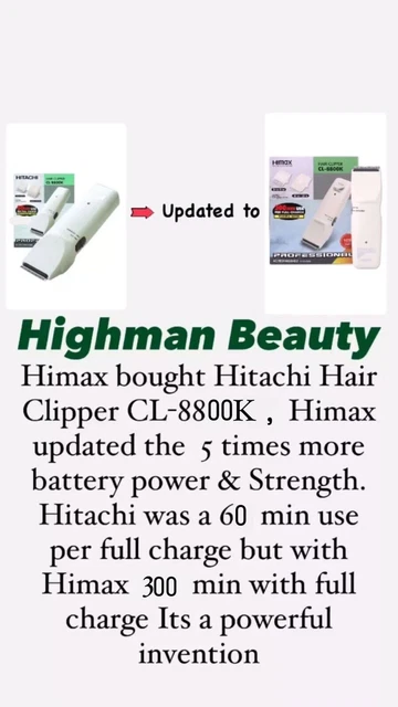 HIMAX CL-7000KS Professional Rechargeable Hair Clipper trimmer[Fedex