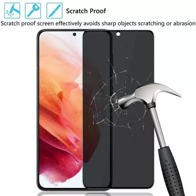 For Samsung Galaxy S21 Ultra 5G Privacy Anti-Spy Tempered Glass Screen Protector