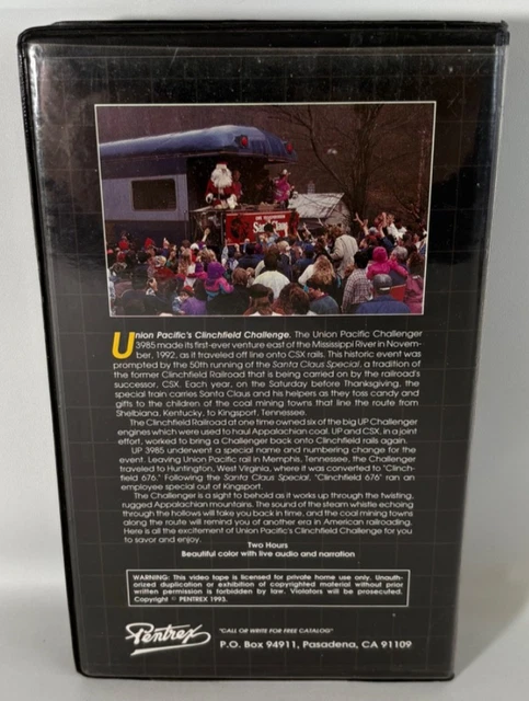 UNION PACIFIC'S CLINCHFIELD Challenge: 50th Anniversary Santa Claus ...