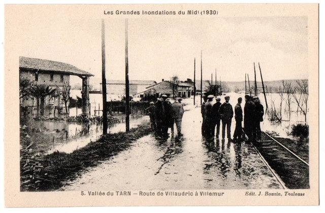Les Grandes Inondations du Midi Grand'Rue Georges-Clemenceau - Cartorum