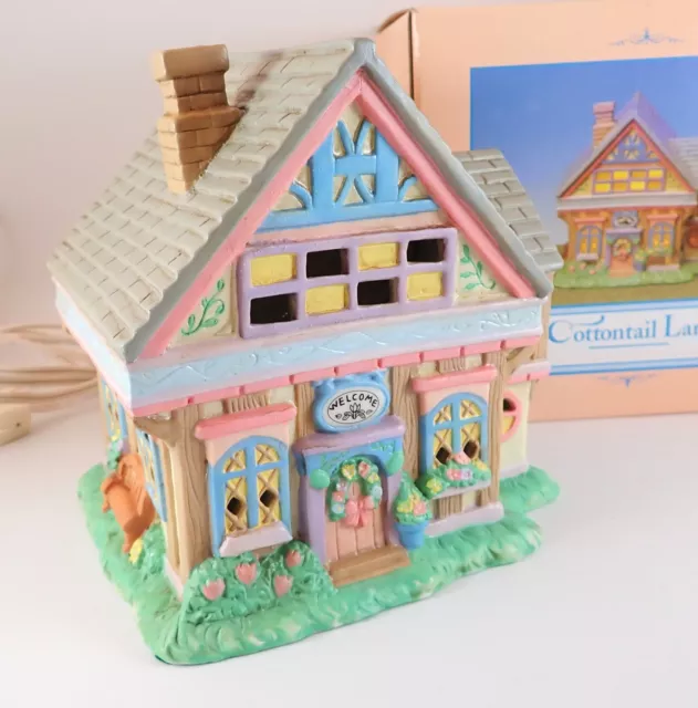 Cottontail Lane Cottage Midwest of Cannon Falls NOS Lighted Easter