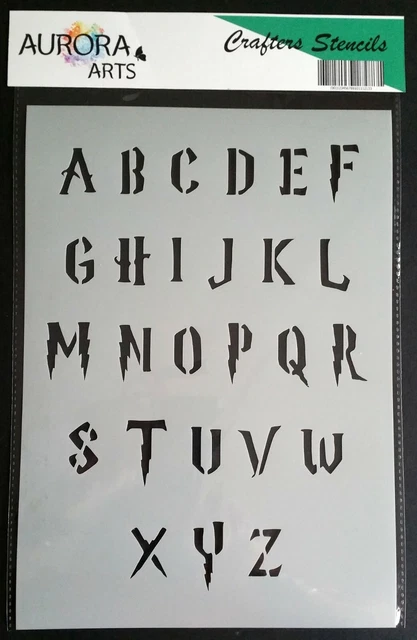 Harry Potter Stencil Font Full Alphabet Upper And Low - vrogue.co