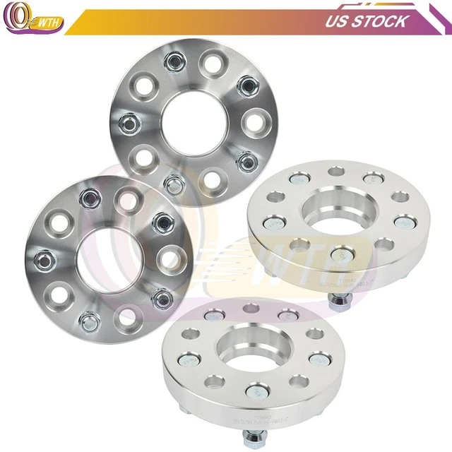 4X 1" Hubcentric Wheel Spacers 5x4.75 For Chevrolet Camaro Corvette Cadillac CTS