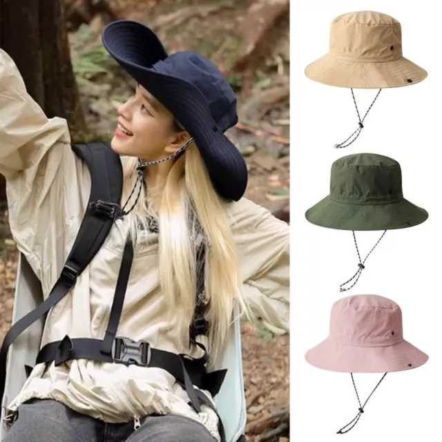 Waterproof Bucket Hat Quick-drying Sun Hat Summer Fishing Cap  Camping Hiking