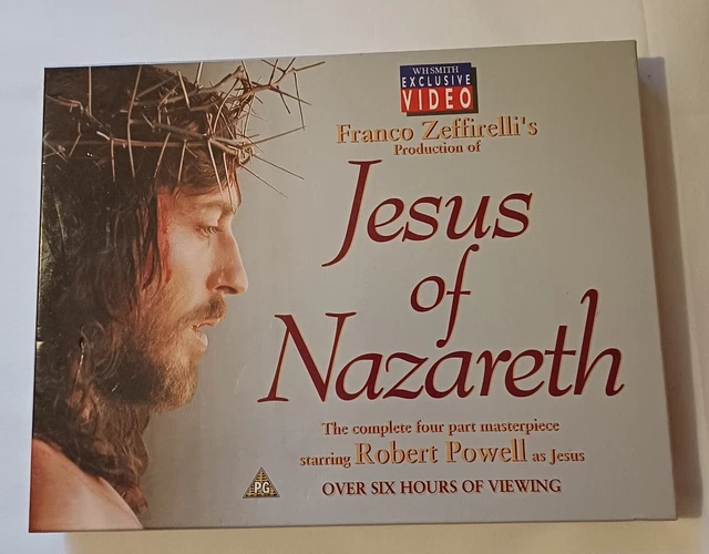 JESUS OF NAZARETH VHS Film Collectors Edition starring Robert Powell £3 ...