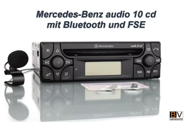 AUTORADIO BLUETOOTH MERCEDES-BENZ Audio 10CD BT MP3 SLK R170 R129 W210 W463  W208 EUR 399,99 - PicClick FR