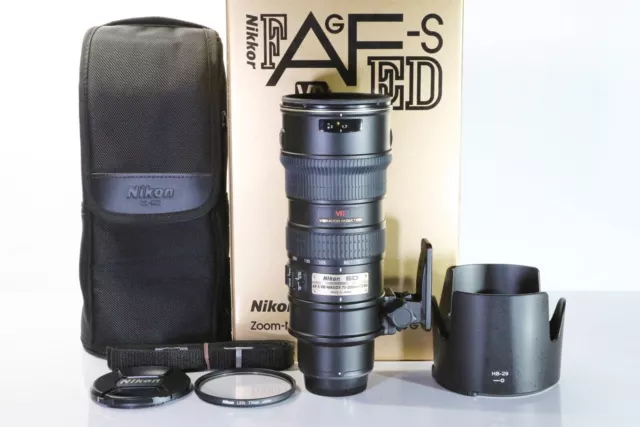 [Almost Unused] Nikon AF-S NIKKOR 70-200mm F2.8G ED VR Zoom Lens from Japan A466