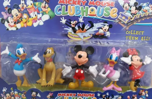 Disney Mickey Mouse Clubhouse Donald Minnie Goofy Pluto collectible figures Cake