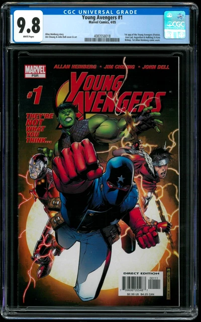 Young Avengers 1 (2005) - CGC 9.8 (1st Appearance Young Avengers & Kate Bishop)