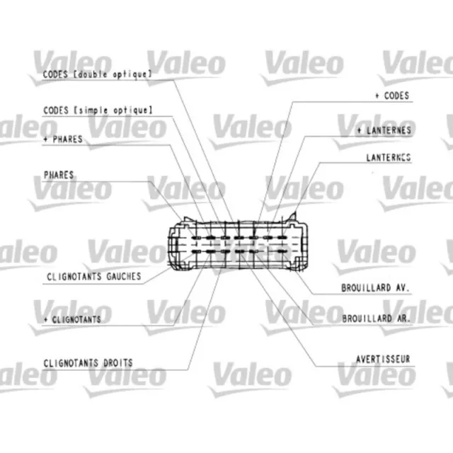 Interrupteur de colonne de direction VALEO 251437 2