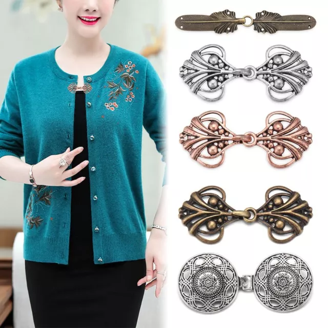 Gift New DIY Retro Shawl Brooch Cardigan Clip Clip Clasps Sweater Blouse Pin