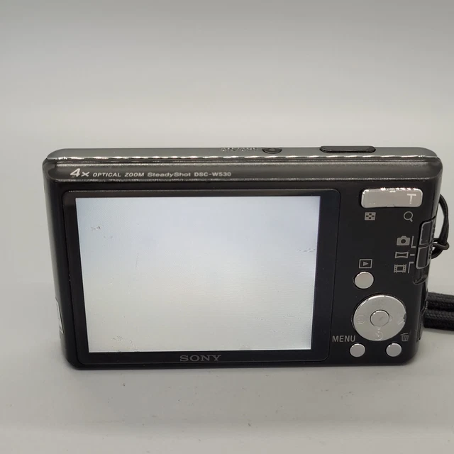 Sony Cybershot DSC-W530 14,1 megapixel fotocamera digitale testata nera 7