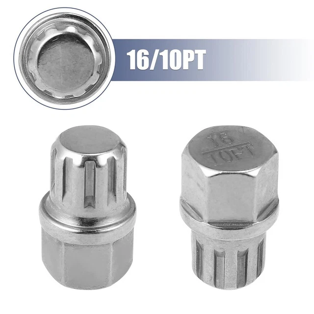 Efficient 1610PT solide voiture antivol roue écrou vis clé de retrait pour BMW