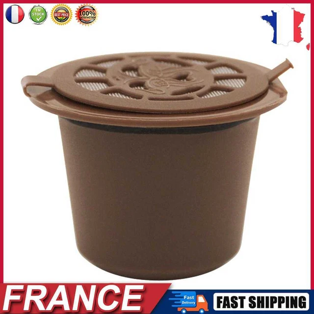 Reusable Refill Coffee Capsule Filters Shell for Nespresso Machine (Coffee) fr