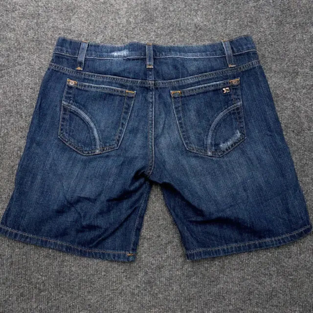 JOES JEANS Denim Jean Bermuda Shorts YVETTE Distressed Blue 27 x 8 Womens sz 4