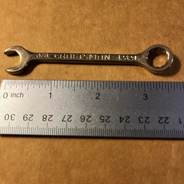 Craftsman 3/8" 12 Point Midget Ignition Combination Wrench 42328