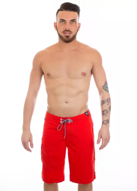 Reef - Costume Boardshort - Lucas 2 - Ra2Ycqred - Red