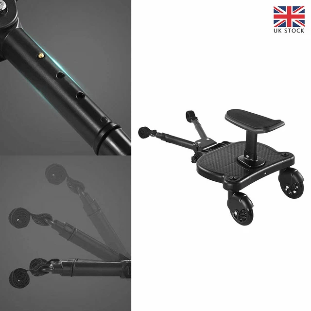 Universal Kids Buggy Stroller Seat Step Board Stand Connector Wheeled Pushchair