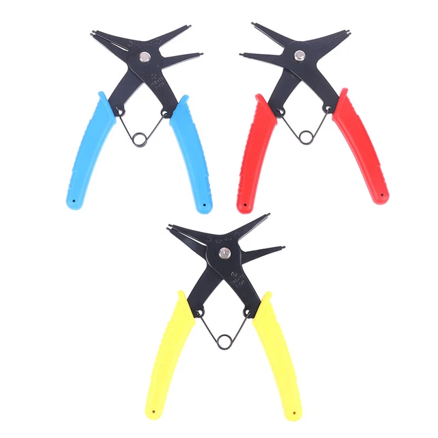 Dual-purpose Circlip Pliers Reassembling Tool Professional Snap Ring Pliers  *C