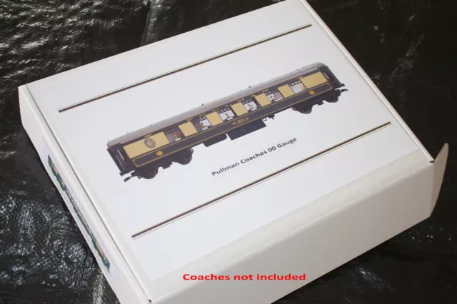 Hornby Pullman coaches Storage Box 00 Gauge for x 7 coaches in Acid free Trays