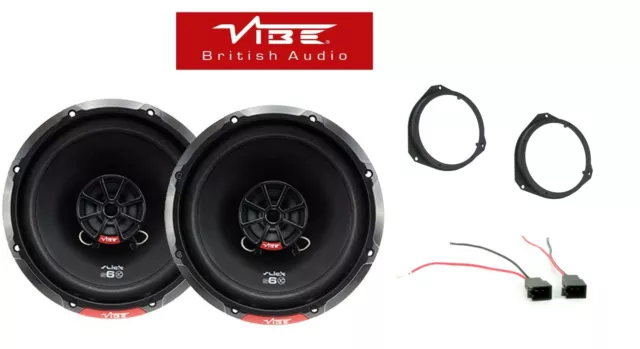 Vibe SLICK6 6.5" 17cm Coaxial Car Door Audio Speaker Upgrade fits Vauxhall