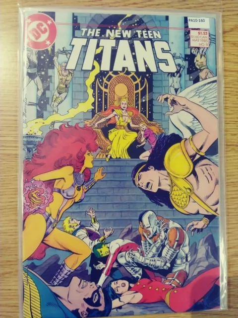 New Teen Titans vol.2 #8 1985 High Grade 9.4 DC Comic Book PA10-160
