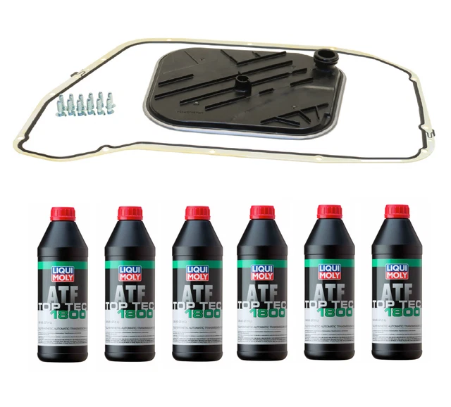 AUTO TRANS SERVICE Kit: 6L ATF + Filter + Gasket for AUDI ZF 8 Speed A4 ...