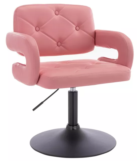 PINK Beauty Salon Chair Barber Hairdressing Hair Cut PU Leather MILLIES DESIGN