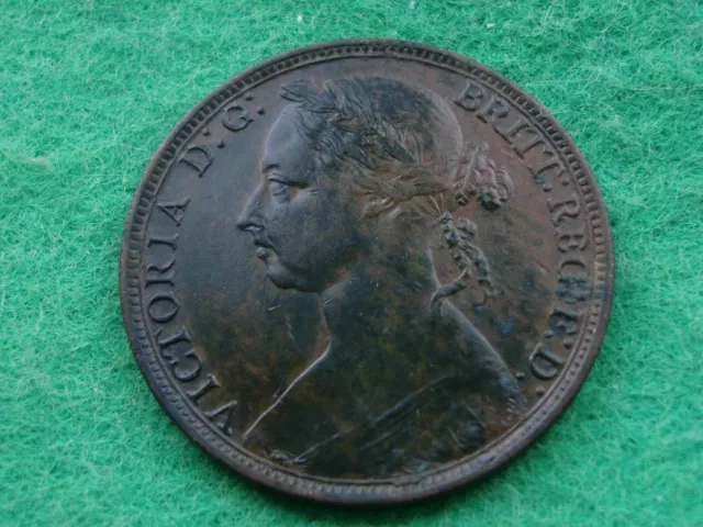 Young Head Queen Victoria Penny coins choose year 1860 - 1894 various grades