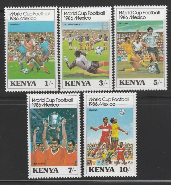 Kenya Stamps 1986  Football World Cup Mexico Mnh - Ken43