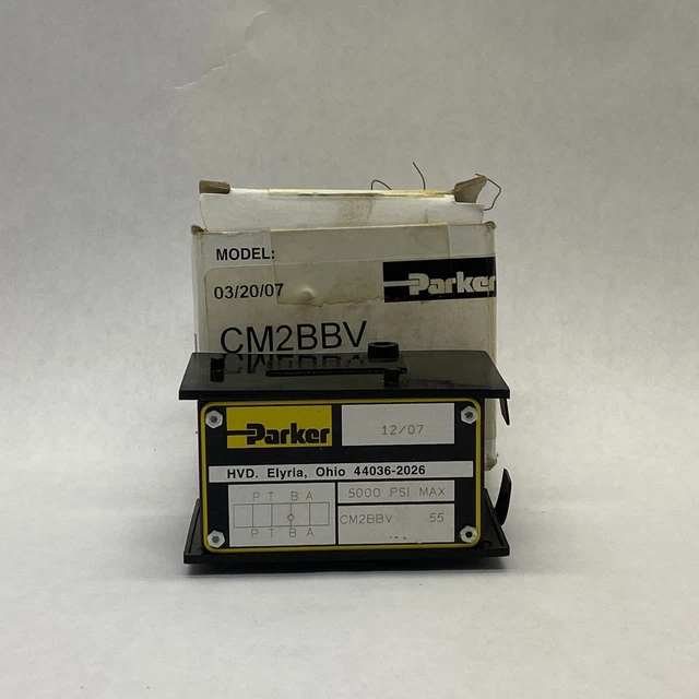 Parker Direct Control Check Valve D03 Max Psi 5000 CM2BBV