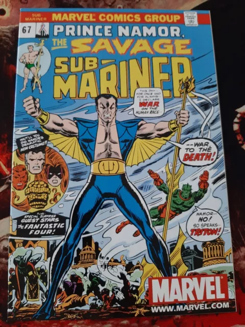 Prince Namor The Savage Sub-Mariner #67  Marvel Comics 1973