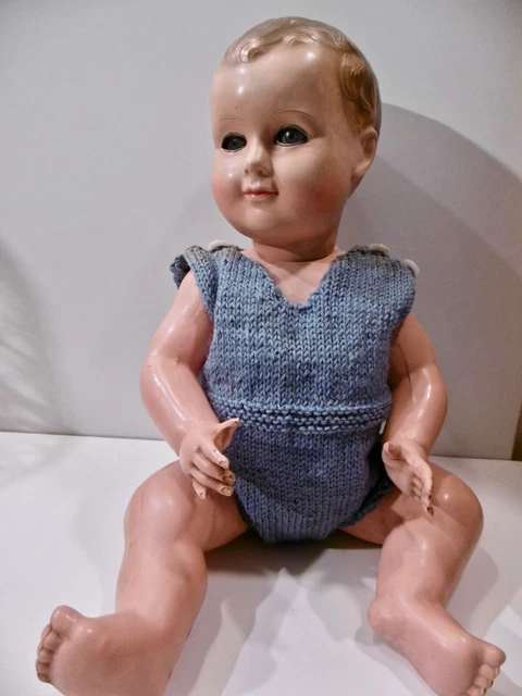 PETITCOLLIN INVINCIBLE-BAIGNEUR CELLULOÏD - PCP 55cm - Année 1930 -. EUR 35,00 - FR
