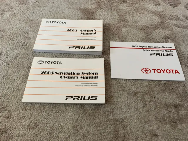 2005 Toyota Prius Owners Manual With Navigation OEM Free Shipping