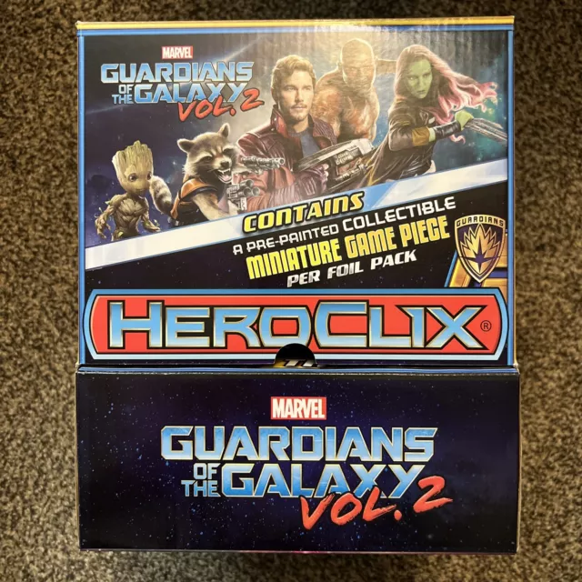 Marvel Heroclix Guardians of the Galaxy 2 (Gravity Feed Display 24 Sealed Packs)