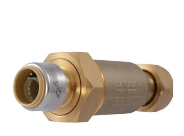 Cash Acme  Brass Meter Swivel Nut 1-n Dual Check Backflow PreventerBf5m0134SD 4