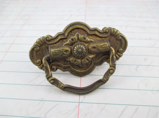 Vintage Brass Drawer Pull - 3 1/8 Inch