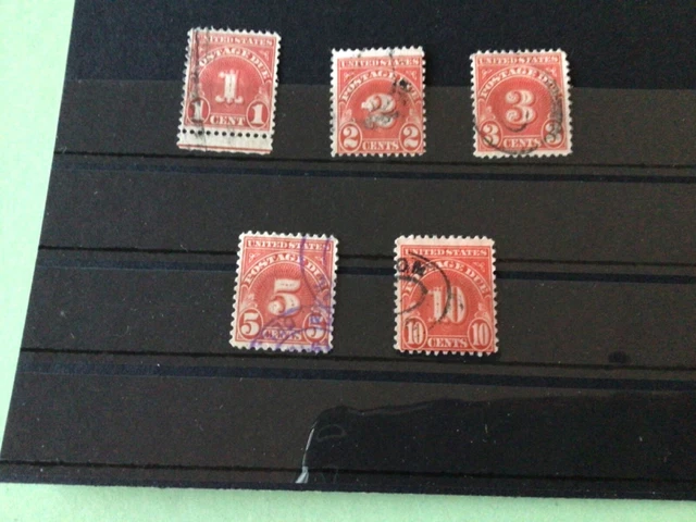 Uunited States postage due used  stamps   Ref A4714