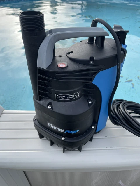 CLARKE POMPA ACQUA PULITA SOMMERSA INTEGRATA IN INTERRUTTORE GALLEGGIANTE AUTOMATICO 600w PSP195