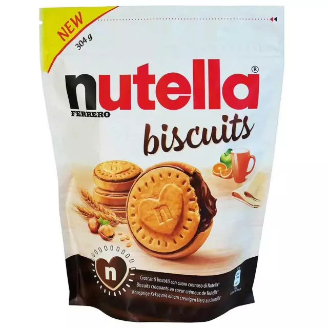 Nutella Biscuits - Sac De 304 Grammes - Ferrero Italie