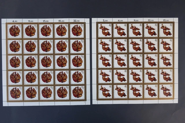 Berlin 2x   25er Bögen -  858-859 postfrisch,  Formnummer 1 - Weihnachten