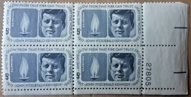 1964 US Post Scott#1246 John Fitzgerald Kennedy "- Light The World" 5c Env#1 MNH