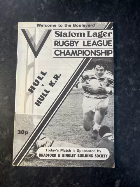 Hull FC v Hull KR Sun 3rd Jan 1982