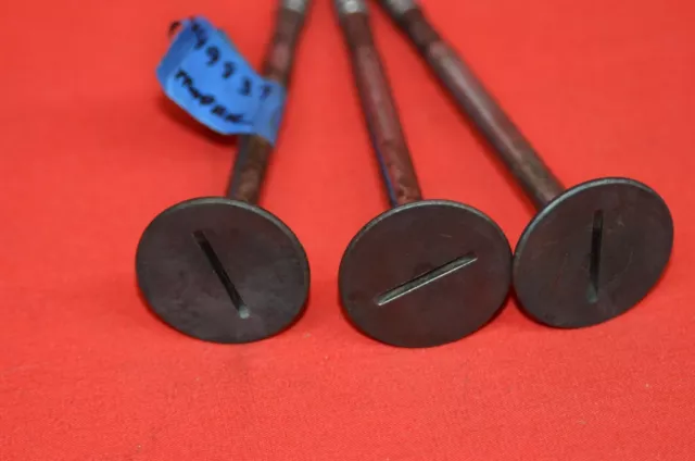 3 NOS Chrysler Dodge Mopar INTAKE VALVE Valves 649837 OEM Car Truck 5-3/4" Stem