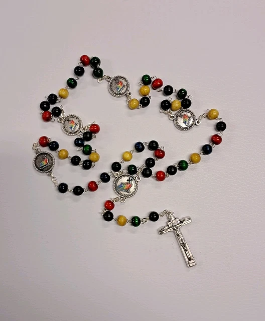 Rosenkranz Heiliger Franziskus Holz - San Damiano Kreuz Mit Santa Chiara